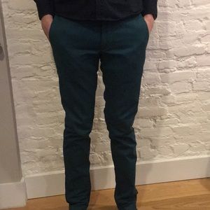 Levi’s dark teal chinos